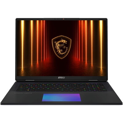 Лаптоп MSI Titan 18 HX AI A2XWJG, GeForce RTX 5090, Intel Core Ultra 9 285HX, 18" UHD+ MiniLED, 64GB DDR5, Windows 11 Pro