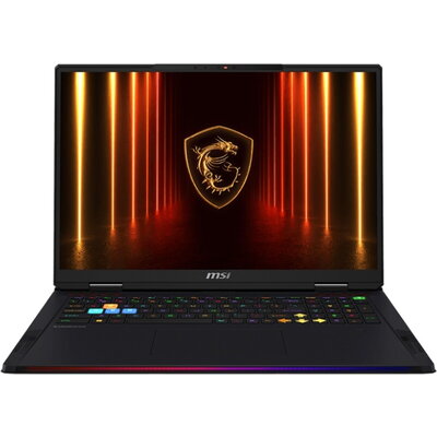 Лаптоп MSI Raider A18 HX A9WIG, NVIDIA GeForce RTX 5080 16GB GDDR7 1334 AI TOPS, AMD Ryzen 9 9955HX3D (16C/32T Up to 5.4 GHz, 12