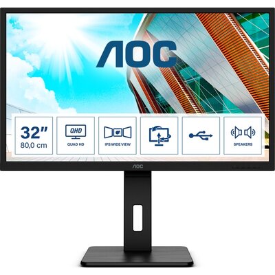 Монитор AOC Q32P2 - 32" IPS QHD