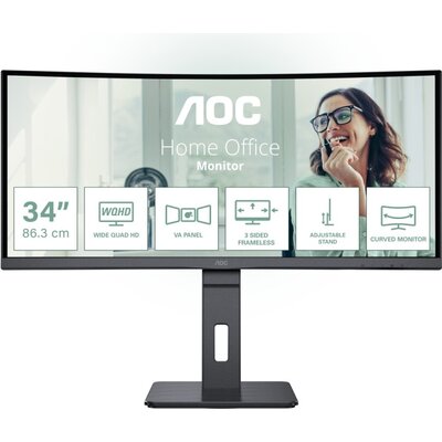 Монитор AOC CU34P3CV - 34" VA 3440x1440@100Hz, Curved 1500R