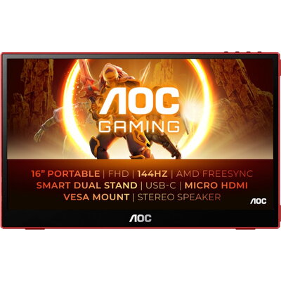 Монитор AOC 16G3 - 15.6" FHD IPS 144Hz