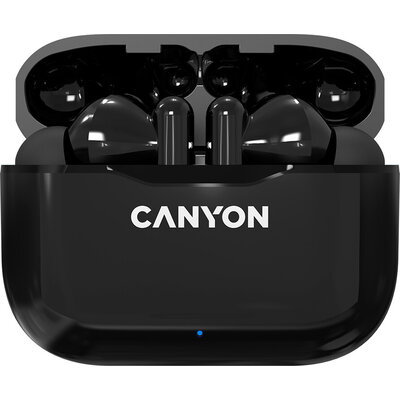 Canyon TWS-3 Bluetooth headset, with microphone, BT V5.0, Bluetrum AB5376A2, battery EarBud 40mAh*2+Charging Case 300mAh, cable
