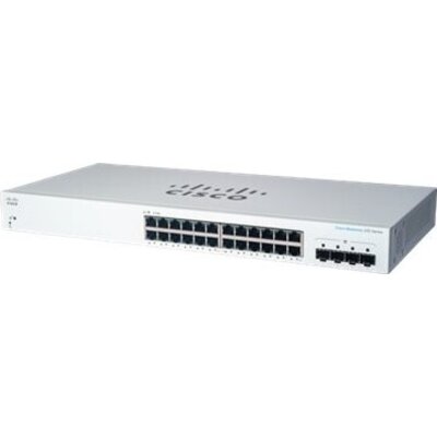 Комутатор Cisco CBS220 Smart 24-port GE, PoE, 4x1G SFP