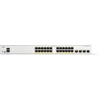 Комутатор Cisco Catalyst 1300 24-port GE, PoE, 4x10G SFP+