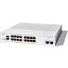 Комутатор Cisco Catalyst 1300 16-port GE, PoE, 2x1G SFP