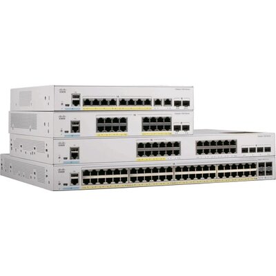 Комутатор Cisco Catalyst 1000 24port GE, Full POE, 4x1G SFP