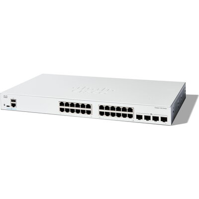 Комутатор Cisco Catalyst 1300 24-port GE, 4x10G SFP+