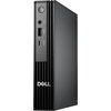Dell Pro Micro (QCM1250), Intel Core i3-14100T(4C, 8T, 12MB, up to 4.4GHz), 8GB(1x8GB) DDR5, 512GB M.2 SSD, Integrated Graphics,