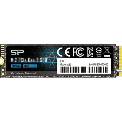 SILICON POWER A60 1TB SSD, M.2 2280, PCIe Gen3x4