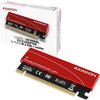 AXAGON PCEM2-S PCI-E 3.0 16x - M.2 SSD NVMe, up to 80mm SSD, low profile, cooler