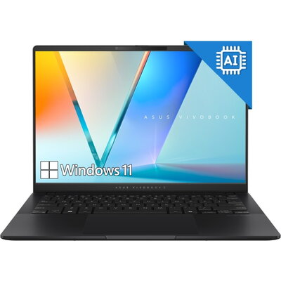 Лаптоп Asus Vivobook S S5406SA-QD053W, Intel Core Ultra 5 226V, 14" OLED WUXGA, 16GB LPDDR5X, 512GB SSD, Windows 11