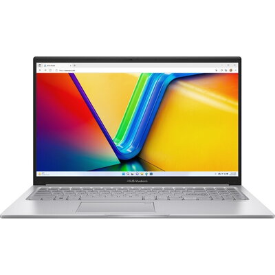 Лаптоп Asus Vivobook X1504VA-BQ1400, Intel Core i7-1355U, 15.6" FHD, 16GB DDR4, 1TB SSD, Cool Silver