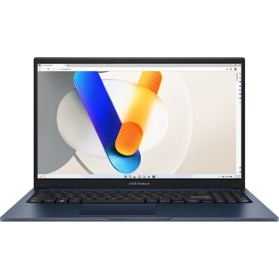 Лаптоп Asus Vivobook X1504ZA-NJ864W, Intel Core i3-1215U, 15.6" FHD, Windows 11, Blue