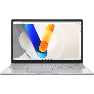 Лаптоп Asus Vivobook X1504ZA-NJ865, Intel Core i3-1215U, 15.6" FHD, 8GB RAM, 512GB SSD, Silver