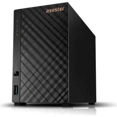 Мрежов сторидж Asustor AS1202T, 2 bay NAS, Realtek RTD1619B, Quad Core, 1.7 GHz, 1GB DDR4 (not expandable), 2.5GbE x1, 3 x USB 3