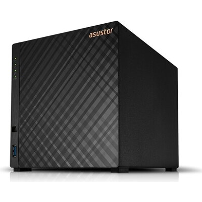 Мрежов сторидж Asustor AS1204T, 4 bay NAS, Realtek RTD1619B, Quad Core, 1.7 GHz, 1GB DDR4 (not expandable), 2.5GbE x1, 3 x USB 3