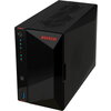 Мрежов сторидж Asustor Nimbustor AS5402T, 2 Bay NAS, Quad-Core 2.0GHz CPU, Dual 2.5GbE Ports, 4GB SO-DIMM DDR4 (Max. 16GB), Four