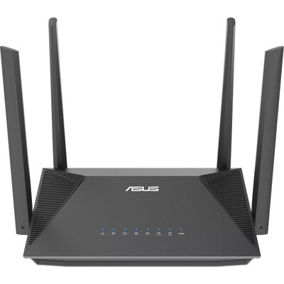 Рутер Asus Wireless Router RT-AX52 Pro, AX3000, Dual-Band, Dual-Core 1.3GHz CPU, 128MB/256MB Flash/RAM, Gigabit, AiProtection Cl