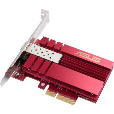 Адаптер Asus PCIe Adapter, XG-C100F, 10GBase-T PCIe SPF+ port for Optical Fiber Transmission and DAC cable, Built-in QoS technol