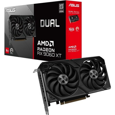 Видео карта Asus Dual RX 9060XT 16GB GDDR6