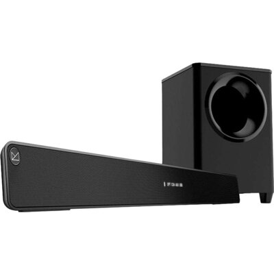 F&D HT-388D 2.1 Wireless Soundbar with Subwoofer, 120W RMS