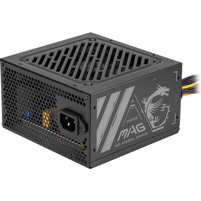 MSI MAG A500N-H, 500W, 80 Plus, 120mm Fan, Protections: OVP/SCP/OPP/UVP, Dimensions: 150mmx140mmx86mm, 3Y Warranty MSI MAG A500N-H, 500W, 80 Plus, 120mm Fan, Protections: OVP/SCP/OPP/UVP, Dimensions: 150mmx140mmx86mm, 3Y Warranty