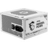 MSI MAG A850GL PCIE5 WHITE, 850W, 80 Plus Gold