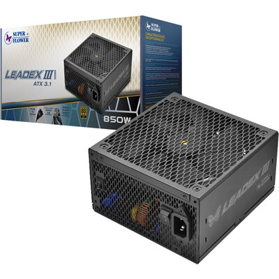 Super Flower Leadex III Gold 850W ATX 3.1, Gold