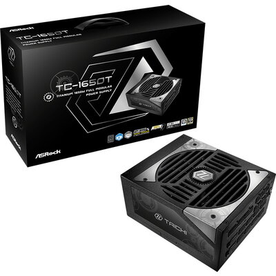 Asrock TC-1650T, 1650W, 80 Plus Titanium, Fully Modular