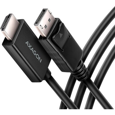 Кабел AXAGON RVD-HI20C2 - DisplayPort -> HDMI 2.0, 1.8m 4K/60Hz