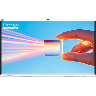 PRESTIGIO SOLUTIONS Multiboard 86'' Prism, Android 14, Google EDLA, AI Camera, 8/128GB, 50TP