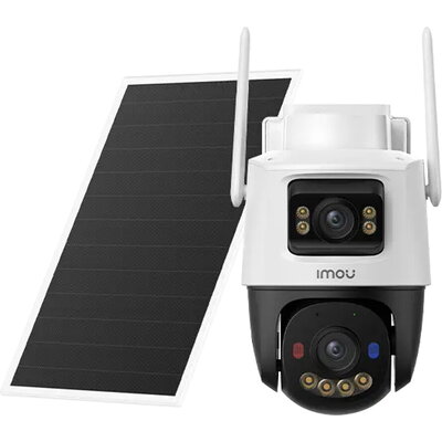 Imou AOV Dual Battery Camera-Kit 10MP, Wi-Fi 2.4GHz + 4G, Dual 5MP+5MP, 3.6mm fixed and 3.6mm PT Lens, FOV 76(H), IR up to 25m, 