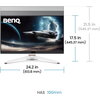 Монитор BenQ MOBIUZ EX271U - 27" IPS 4K UHD 165Hz