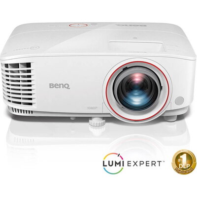 Мултимедиен проектор BenQ TH671ST Short Throw, DLP, 1080p, 3000 ANSI Lumens, 10 000:1, VGA, HDMI, USB, Speaker, 3D Ready