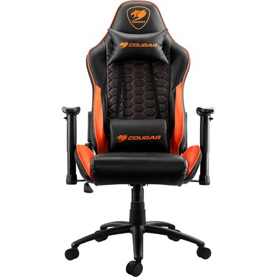 COUGAR OUTRIDER - Orange, Gaming Chair, Premium PVC Leather