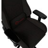 LORGAR Ace 422, Gaming chair, Anti-stain durable fabric, Black + red