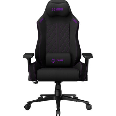 LORGAR CHA41, Ergonomic Gaming Chair Advanced, premium anti-stain fabric, Black/purple LORGAR CHA41, Ergonomic Gaming Chair Advanced, premium anti-stain fabric, Black/purple