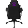 LORGAR CHA41, Ergonomic Gaming Chair Advanced, premium anti-stain fabric, Black/purple