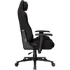 LORGAR CHA41, Ergonomic Gaming Chair Advanced, premium anti-stain fabric, Black/purple
