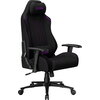 LORGAR CHA41, Ergonomic Gaming Chair Advanced, premium anti-stain fabric, Black/purple