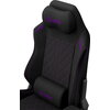 LORGAR CHA41, Ergonomic Gaming Chair Advanced, premium anti-stain fabric, Black/purple