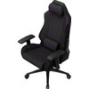 LORGAR CHA41, Ergonomic Gaming Chair Advanced, premium anti-stain fabric, Black/purple