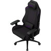 LORGAR CHA41, Ergonomic Gaming Chair Advanced, premium anti-stain fabric, Black/purple