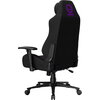 LORGAR CHA41, Ergonomic Gaming Chair Advanced, premium anti-stain fabric, Black/purple