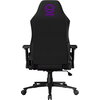 LORGAR CHA41, Ergonomic Gaming Chair Advanced, premium anti-stain fabric, Black/purple