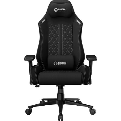 LORGAR CHA41, Ergonomic Gaming Chair Advanced, premium anti-stain fabric, Black/white LORGAR CHA41, Ergonomic Gaming Chair Advanced, premium anti-stain fabric, Black/white