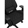 LORGAR CHA41, Ergonomic Gaming Chair Advanced, premium anti-stain fabric, Black/white