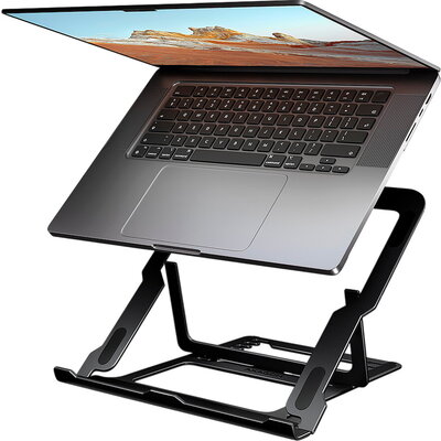 AXAGON STND-LAB ALU stand for 10" - 17,3" laptops, 8 adjustable angles, black