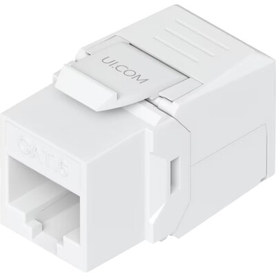 Ubiquiti UniFi  UACC-Keystone-Jack-C6 keystone for terminating a Cat6 Ethernet jack without the use of a punch-down or crimping 