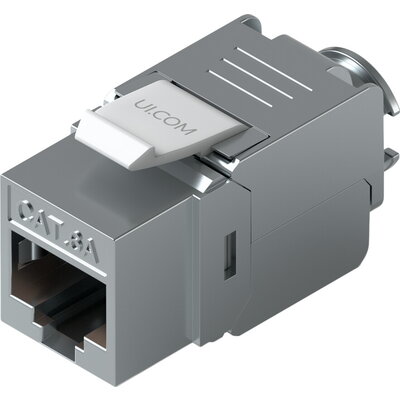 Ubiquiti UniFi UACC-Keystone-Jack-C6A Toolless keystone for terminating a Cat6A Ethernet jack without the use of a punch-down or